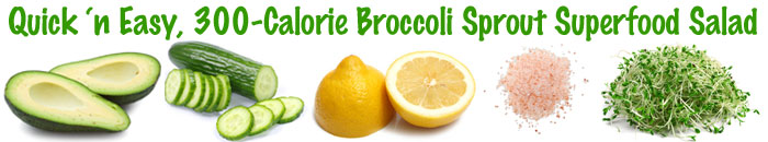 Broccoli Sprout Salad Ingredients